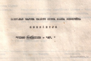 LRKCK scenārijs Videokokteilis-87 titulbilde